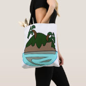 Trendy Esthetische Dagelijkse Canvas Tote Tas (Dichtbij)