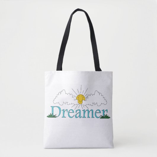 Trendy Esthetische Dagelijkse Canvas Tote Tas (Voorkant)