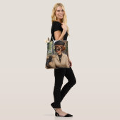 Trendy Esthetische Dagelijkse Canvas Tote Tas (Op model)