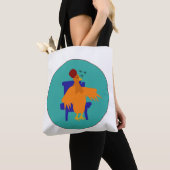Trendy Esthetische Dagelijkse Canvas Tote Tas (Dichtbij)