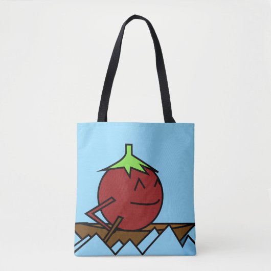 Trendy Esthetische Dagelijkse Canvas Tote Tas (Voorkant)
