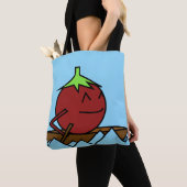 Trendy Esthetische Dagelijkse Canvas Tote Tas (Dichtbij)