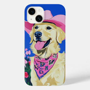 Trendy esthetische Schattigee Preppy Dog Case-Mate iPhone 14 Hoesje