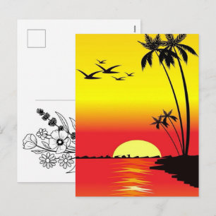 Trendy Esthetische Zomer 2026 Behang Voor Telefoon Feestdagenkaart