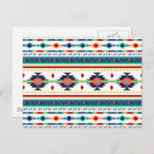 trendy etnische tribale briefkaart (Voorkant / Achterkant)