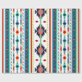 trendy etnische tribale cadeaupapier (Vlak)