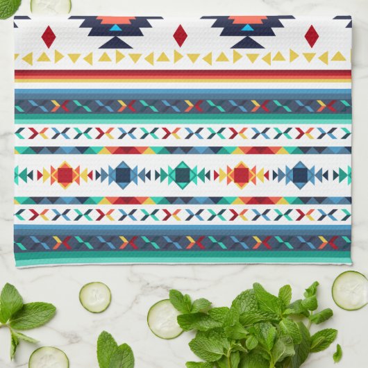 trendy etnische tribale theedoek (Gevouwen)