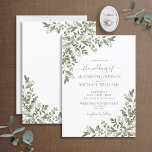 Trendy Eucalyptus Greenery Script Weddenschap Kaart<br><div class="desc">Creëer de perfecte trouwuitnodiging met dit moderne,  trendy,  rustige chic eucalyptus greenery waterverf floral design,  met handgeschreven scripttypografie. De ontwerper van het contact voor de passende producten. Copyright Elegant nodigt uit,  alle rechten voorbehouden.</div>