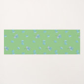 Trendy eucalyptus lekt in het slop yogamat