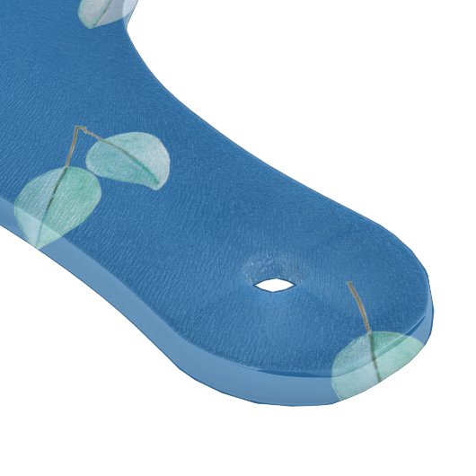 Trendy eucalyptus lekt op Frans blauw Snijplank (Hoek)