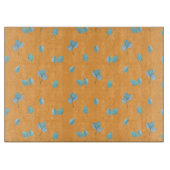 Trendy eucalyptus lekt op Marigold Charcuterie Snijplank (Voorkant)