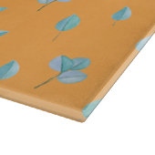 Trendy eucalyptus lekt op Marigold Charcuterie Snijplank (Hoek)