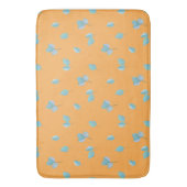 Trendy Eucalyptusbladeren op Marigold Badmat (Voorkant Verticaal)