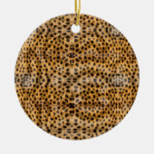 Trendy Exotic Cheetah Fur Pattern Animal Print Keramisch Ornament (Voorkant)