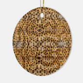 Trendy Exotic Cheetah Fur Pattern Animal Print Keramisch Ornament (Links)