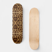 Trendy Exotic Giraffe Fur Pattern Animal Print Persoonlijk Skateboard (Voorkant)