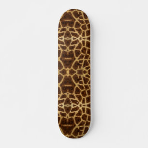 Trendy Exotic Giraffe Fur Pattern Animal Print Persoonlijk Skateboard