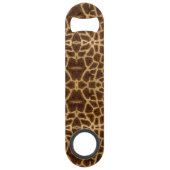 Trendy Exotic Giraffe Fur Pattern Animal Print Speed Flessenopener (Voorkant)