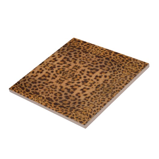 Trendy Exotic Jaguar Fur Pattern Animal Print Tegeltje (Zijkant)