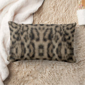 Trendy Exotic Snow Leopard Pattern Animal Print Kussen (Deken)