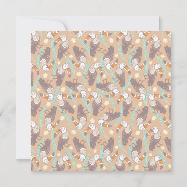 Trendy exotic toucans (Voorkant)