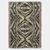 Trendy Exotic Zebra Fur Pattern Animal Print Deken (Voorkant Verticaal)