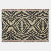Trendy Exotic Zebra Fur Pattern Animal Print Deken (Voorkant)