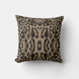 Trendy Exotisch Sneeuwluipaard Patroon Dierenprint Kussen