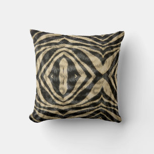 Trendy Exotisch Zebra Vachtpatroon Dierenprint Kussen