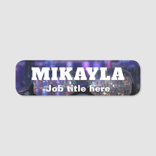 Trendy Eyeglasses Optical Name Tag (Voorkant)