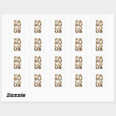 Trendy FABULOUS Decal Kunst Vierkante Sticker (Vel)