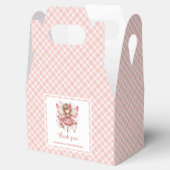 Trendy Fairy Girl Blush Floral Birthday Favor Box Bedankdoosjes (Geopend)