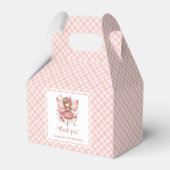 Trendy Fairy Girl Blush Floral Birthday Favor Box Bedankdoosjes (Voorkant Zijde)