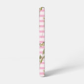 Trendy Faith Blush Stripe Daffodils Bee Nature Samsung Galaxy Hoesje (Linkerkant)