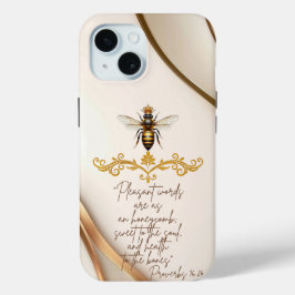 Trendy Faith Gouden Koningin Bijbel iPhone 15 Case