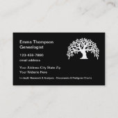 Trendy Family Genealogie Visitekaartje (Achterkant)