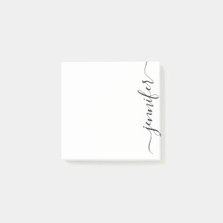Trendy Fancy Manuscript - Naam, Gepersonaliseerd Z Post-it® Notes