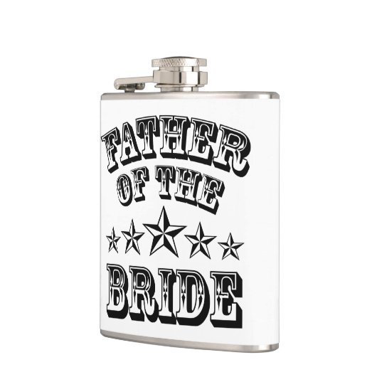 Trendy Father of the Bride Flask Heupfles (Links)