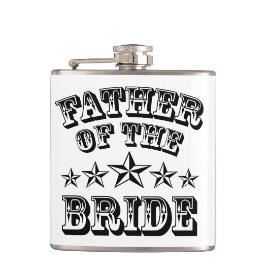 Trendy Father of the Bride Flask Heupfles (Voorkant)