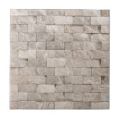 Trendy Faux 3D Stone Brick Mosaic Patroon Tegeltje (Voorkant)