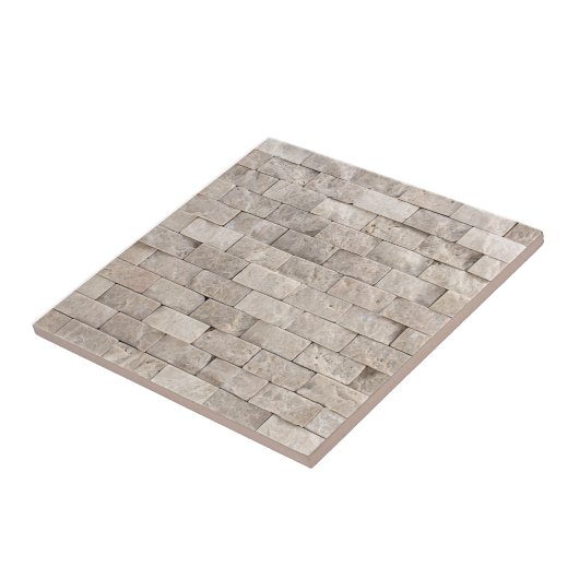 Trendy Faux 3D Stone Brick Mosaic Patroon Tegeltje (Zijkant)