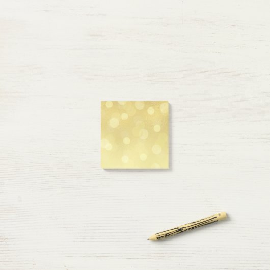 Trendy Faux Foil Effect Post-it® notes (Op bureau)