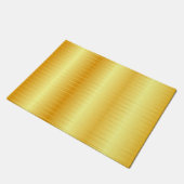 Trendy Faux Gold Custom Elegant Sjabloon Deurmat (Schuin)