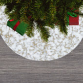 Trendy Faux Gold Marble Pattern Kerstboom Rok