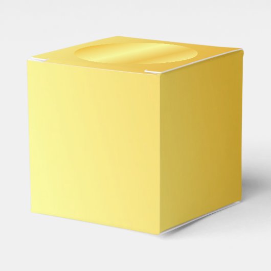 Trendy Faux Gold Metallic look Elegant Modern Bedankdoosjes (Voorkant Zijde)