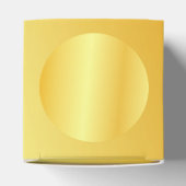 Trendy Faux Gold Metallic look Elegant Modern Bedankdoosjes (Bovenkant)