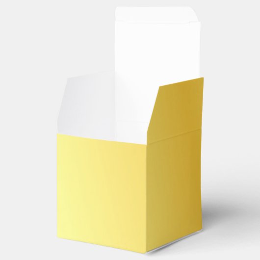 Trendy Faux Gold Metallic look Elegant Modern Bedankdoosjes (Geopend)