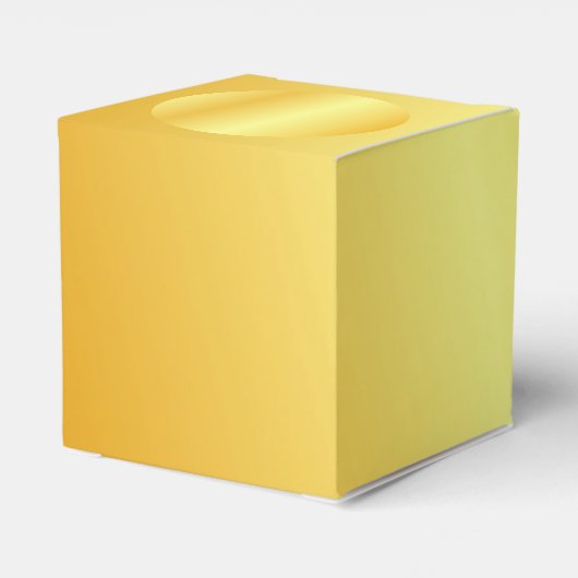 Trendy Faux Gold Metallic look Elegant Modern Bedankdoosjes (Achterkant)