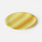 Trendy Faux Gold Sjabloon Elegant Glamoureus Papieren Bordje (Gekanteld)