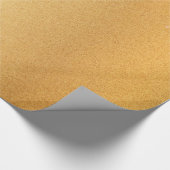 Trendy Faux Goud Glanzend Modern Gouden Glanzend Cadeaupapier (Hoek)